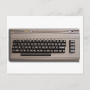 Cartão Postal Teclado do computador retrorreflector Vintage?