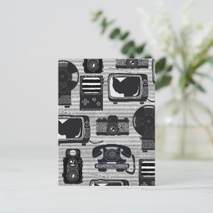 Cartão Postal Tecnologia retroativa