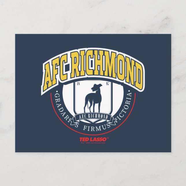 Cartão Postal Ted Lasso | AFC Richmond Athletic Circle Badge (Frente)