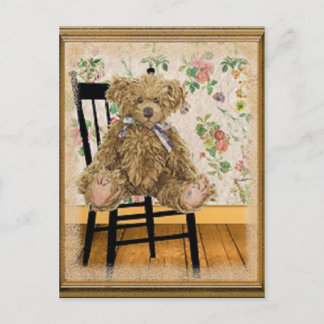 Cartão Postal Teddy Antigo