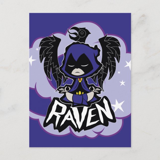 Cartão Postal Teen Titans Go! | Ataque a Raven (Frente)