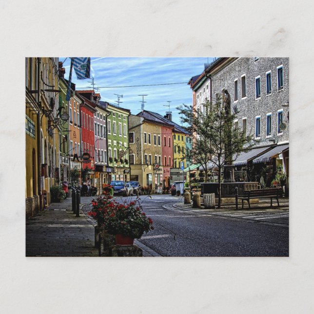 Cartão Postal Teisendorf, Alemanha (Frente)