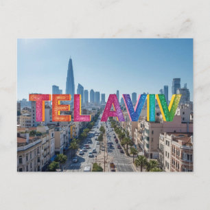Cartão Postal Tel aviv israel