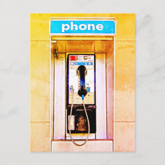 Cartão Postal Telefone Antigo