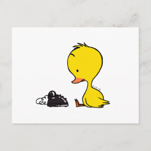 Cartão Postal Telefone & Pato