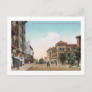 Cartão Postal Telegraph Ave., Berkeley, California Vintage