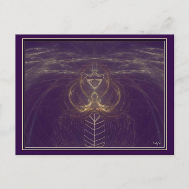 Cartão Postal TELEPATIA DE alienígena (Frente)