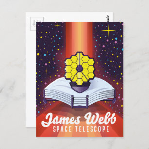 Cartão Postal Telescópio espacial James Webb