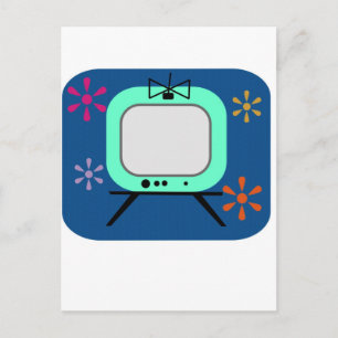 Cartão Postal Televisão retrorreflectora
