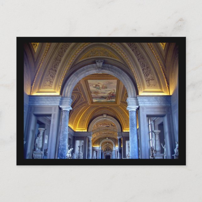 Cartão Postal telhado do vaticano (Frente)