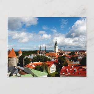 Cartão Postal Telhados de Tallinn