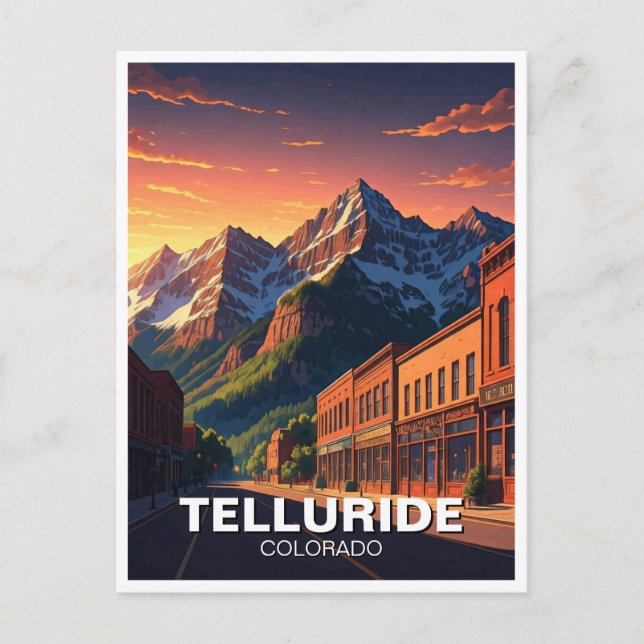 Cartão Postal Telluride Colorado (Frente)