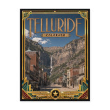 Telluride Colorado Vintage Art Deco Era Dourada