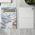 Cartão Postal Telluride Colorado Winter Viagem Art Vintage<br><div class="desc">Telluride Winter art design mostrando a paisagem de inverno.</div>