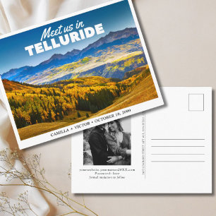 Cartão Postal Telluride Mountain Wedding Salve Cartão-Postal de 