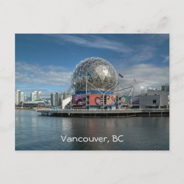 Cartão Postal Telus World of Science (Frente)