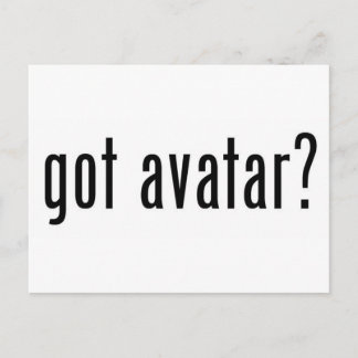 Cartão Postal tem avatar?