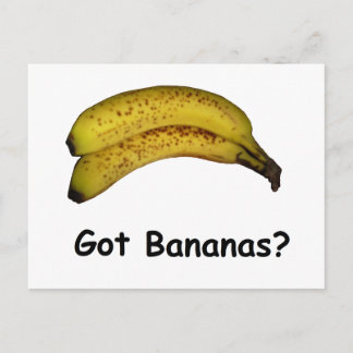Cartão Postal Tem bananas