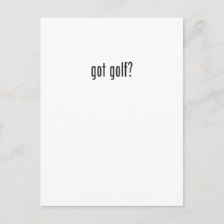 Cartão Postal tem golfe?