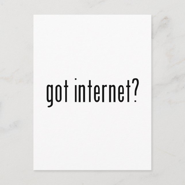 Cartão Postal tem internet? (Frente)