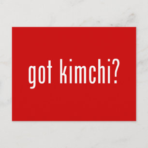Cartão Postal tem kimchi?