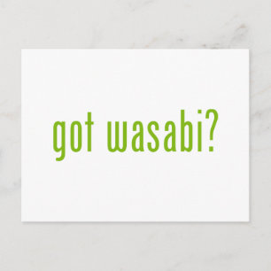 Cartão Postal tem o wasabi?