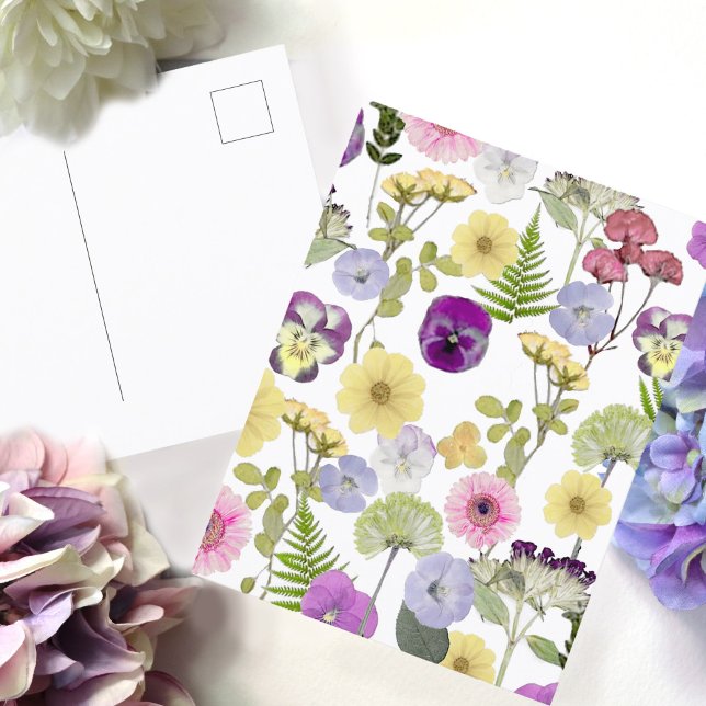 cartão postal tema de chá de bebê Little Wildflowe (Criador carregado)