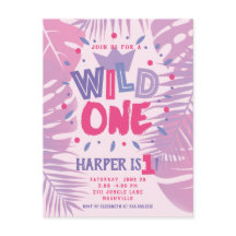 Tema de selva para menina de um ano - Wild One