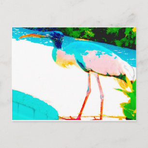 Cartão Postal Tema gráfico de tempestade tropical