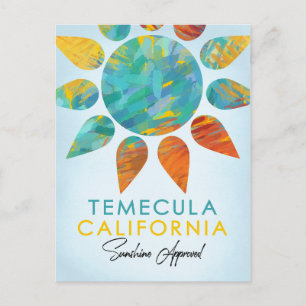 Cartão Postal Temecula California Sunshine Viagem