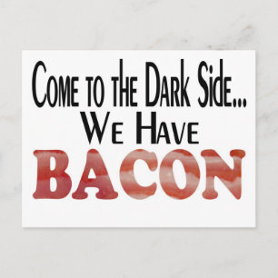 Cartão Postal Temos Bacon