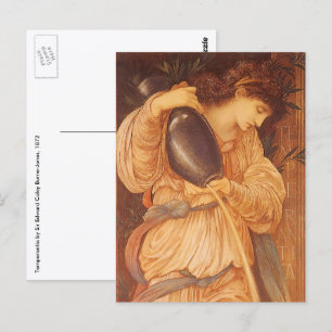 Cartão Postal Temperantia por Sir Edward Coley Burne-Jones
