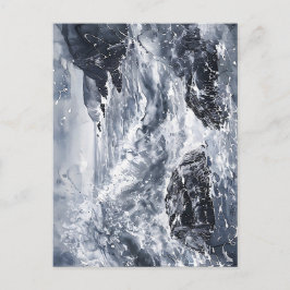 Cartão Postal Tempest na costa galesa