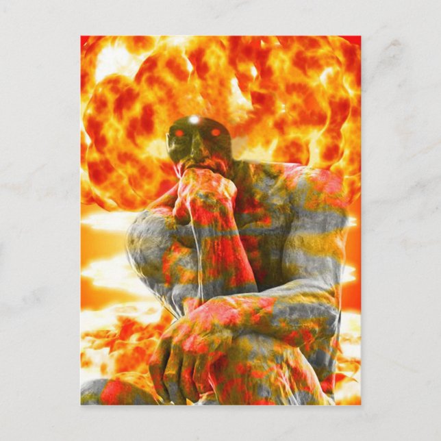 Cartão Postal Tempestade atômica (Frente)