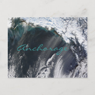 Cartão postal tempestade de poeira Anchorage Alask