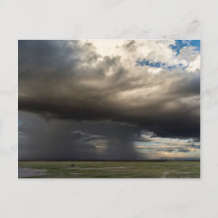 Cartão Postal Tempestade Formando Sobre As Esferas Próximas Do M