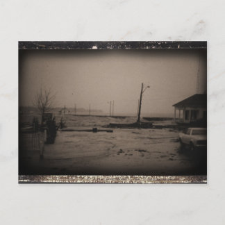 Cartão Postal Tempestade na Rua Andrews, NB Cartão-postal