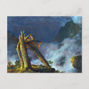 Cartão Postal Tempestade nas Montanhas por Frederic Edwin Church