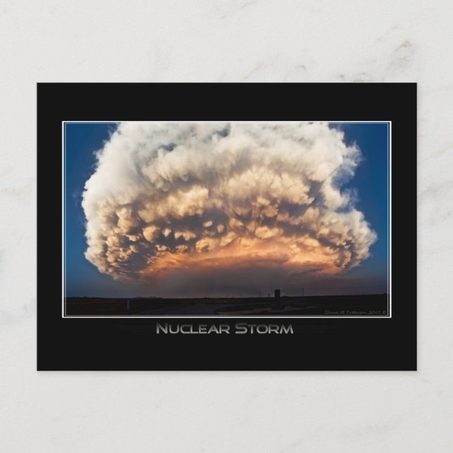 Cartão Postal Tempestade nuclear (Frente)