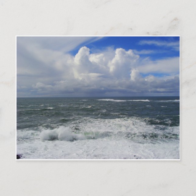Cartão Postal Tempestade Oceânica (Frente)