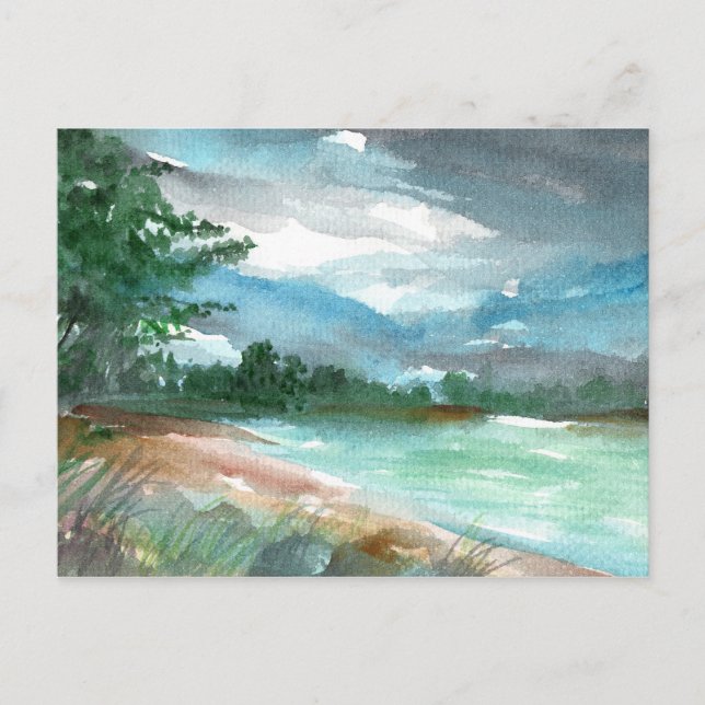 Cartão Postal Tempestade se aproximando (Frente)