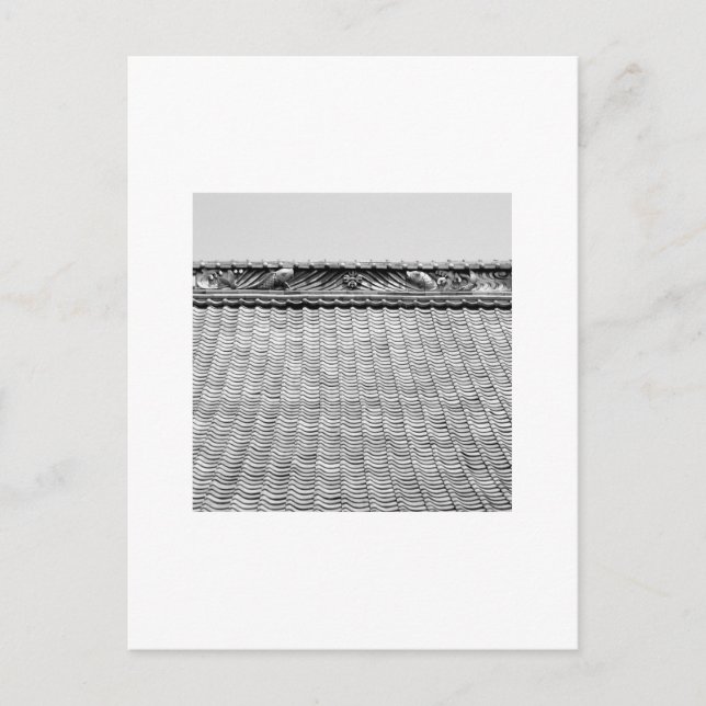 Cartão Postal Temple Roof: Kyoto (Frente)