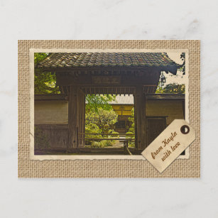 Cartão Postal Temple Vintage Paper do Kamakura Japão