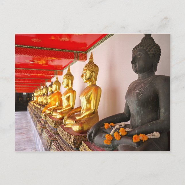 Cartão Postal templo bangkok (Frente)