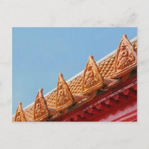 Cartão Postal Templo budista na Tailândia