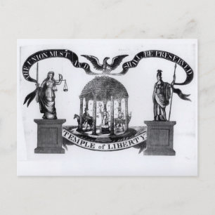 Cartão Postal Templo da Liberdade, 1834