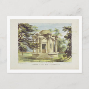 Cartão Postal Templo da Vitória, Kew Gardens, prancha 19 de 'Kew