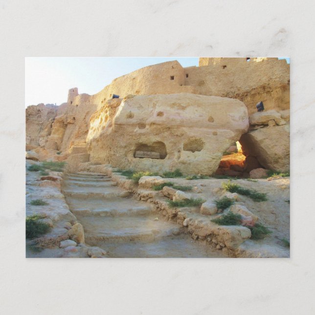 Cartão Postal Templo de Amon em Siwa - Oráculo de Siwa (Frente)