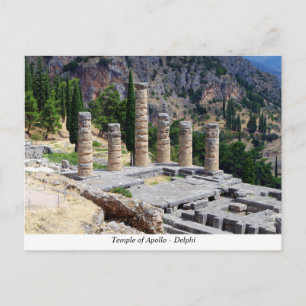 Cartão Postal Templo de Apollo - Delphi