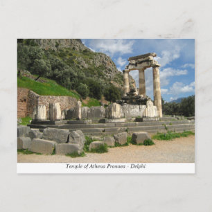 Cartão Postal Templo de Athena Pronaea - Delphi
